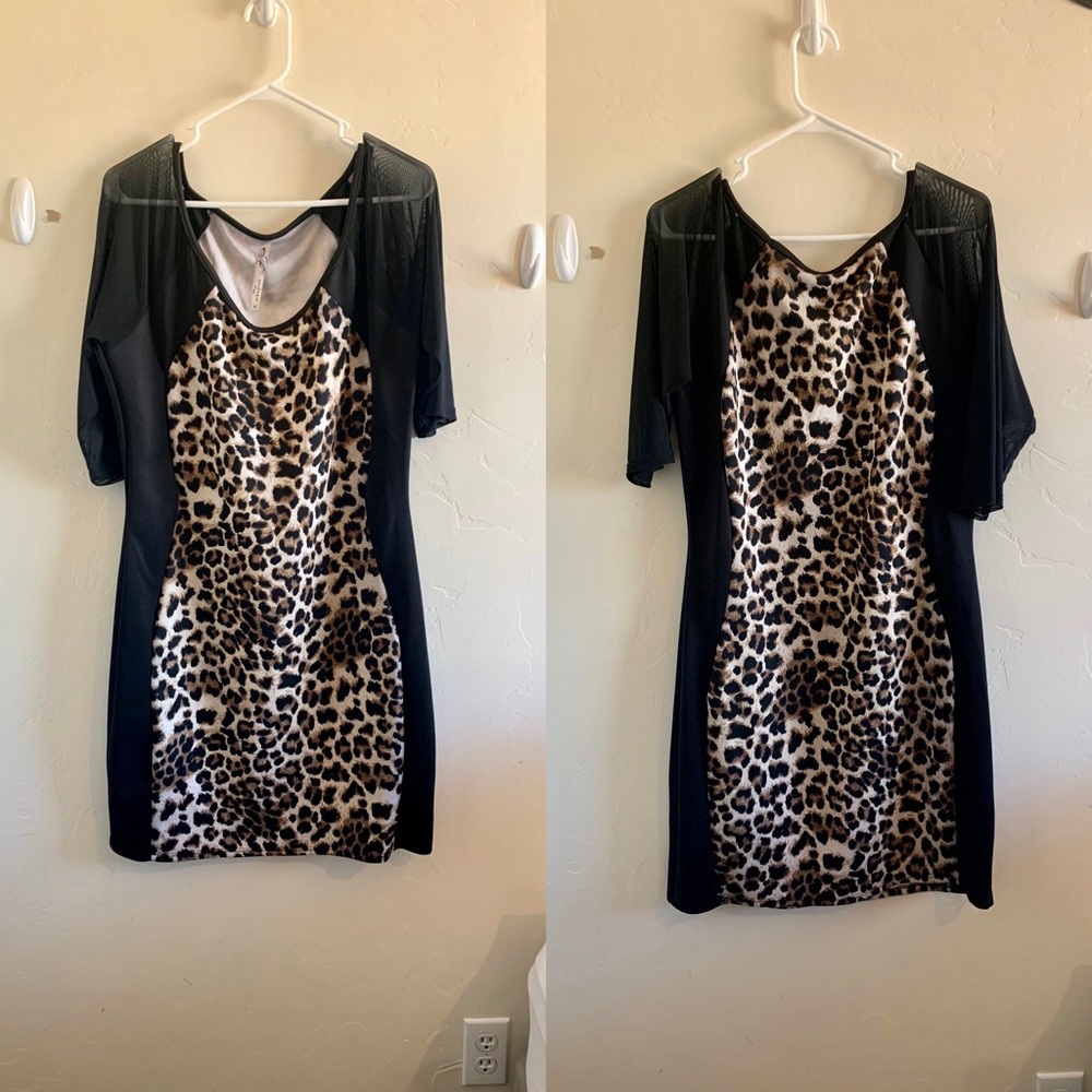 Leopard print dress